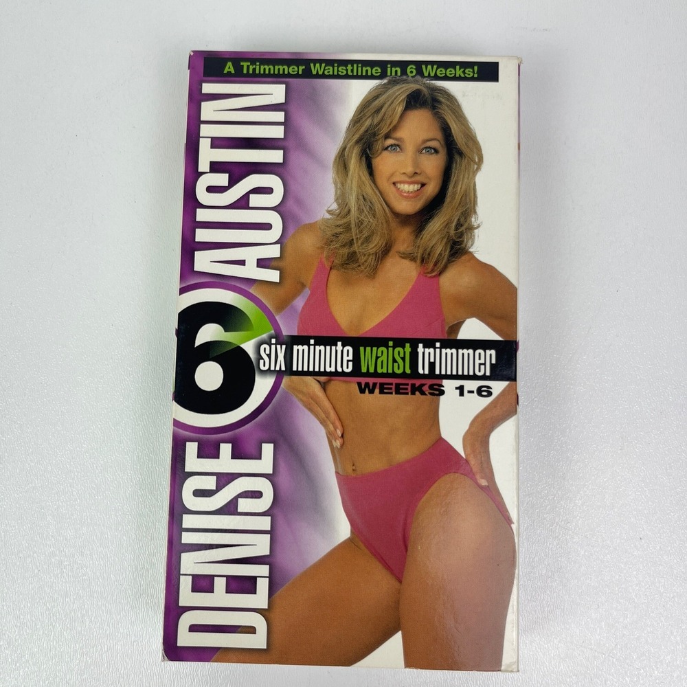 Denise Austin 6 Minute Waist‎ Trimmer Weeks VHS 1999